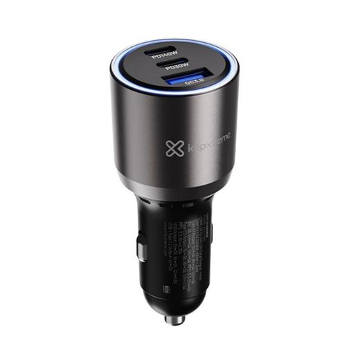 Cargador de Auto PowerGo 140W 2 USB-C y 1 USB-A