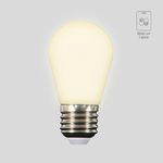 Set De 2 Bombillas Decorativas Led Luz Cálida Base E27 De 1 W - Tecnolite