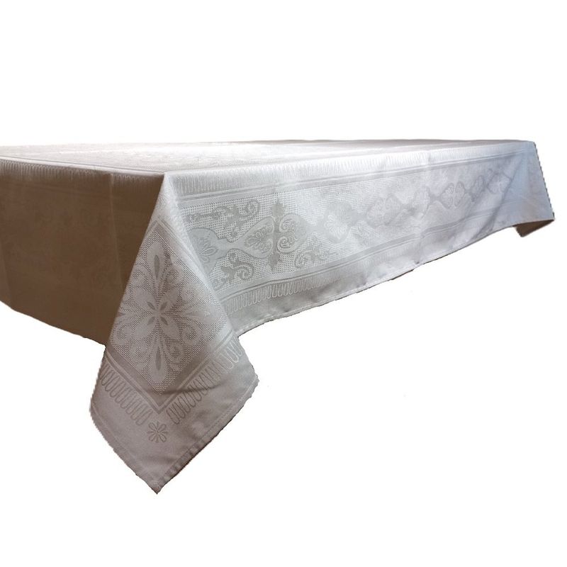 Mantel Rectangular 180x250 Cm Estilo Argento Gris