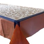 Mantel Rectangular 180x320Cm Amazonia Terracota