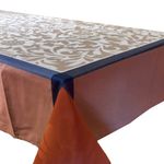 Mantel Rectangular 180x250Cm Amazonia Terracota