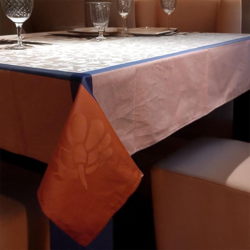 Mantel Rectangular 180x250Cm Amazonia Terracota