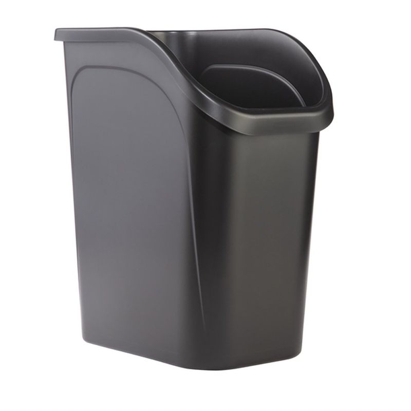 Basurero Plástico Negro 35 L