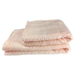 Set de Toallas Mano y Baño Blanco 2 Pzas