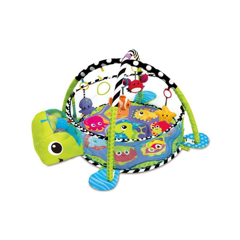 Gimnasio para Bebé en Forma de Tortuga Multicolor