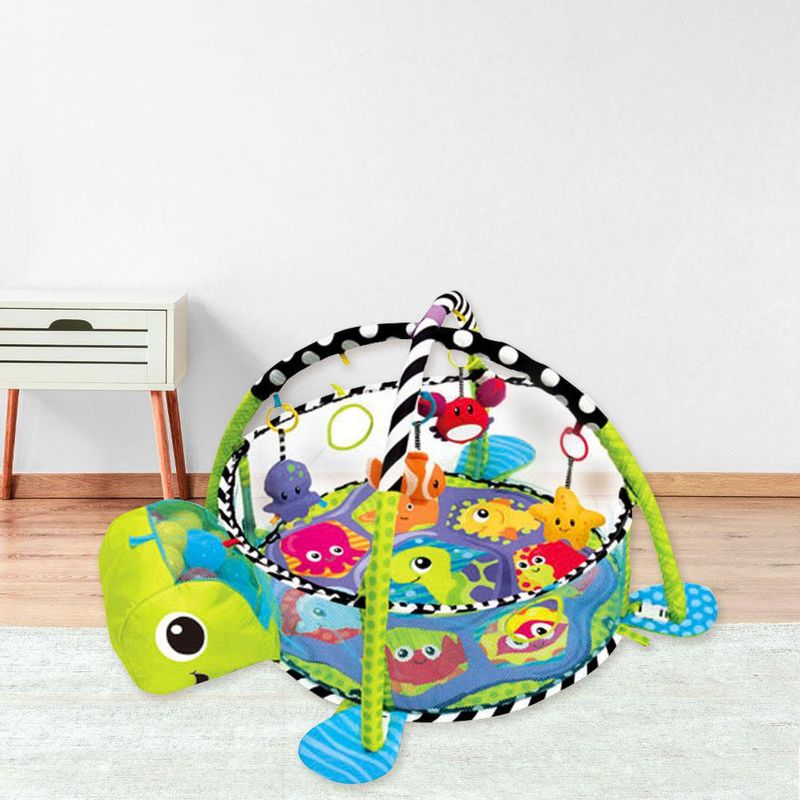 Gimnasio para Bebé en Forma de Tortuga Multicolor