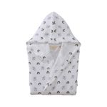 Bata de Baño Infantil con Capucha Conejos 4-6 Años