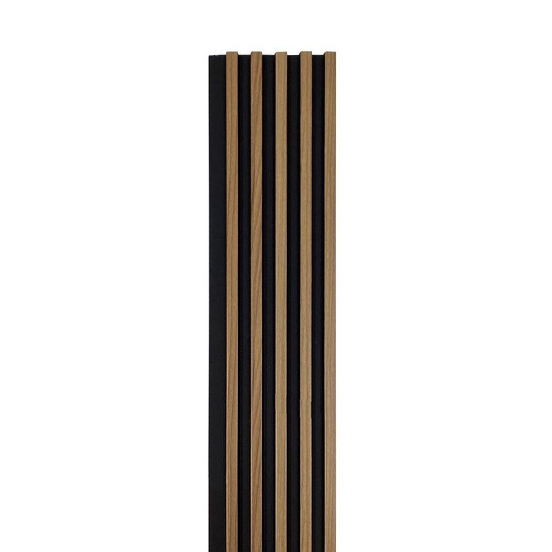 Panel Decorativo Imitación Madera y Negro