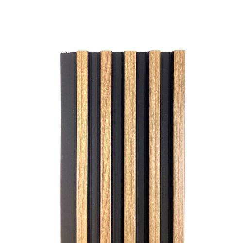 Panel Decorativo Imitación Madera y Negro