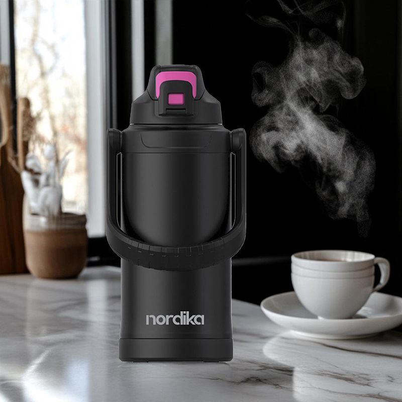 Termo Acero Inoxidable 2 L Negro