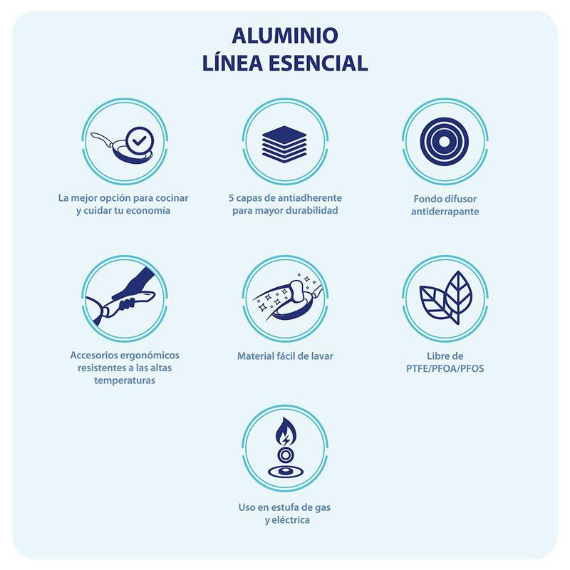 Comal de Aluminio Negro