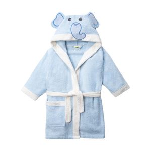 Bata Infantil con Capucha Diseño de Elefante 1-3 Años