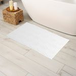 Alfombra de Baño Blanca 60 X 100 Cm