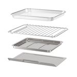 Horno Tostadorcon Freidora de Aire 4 Rebanadas 5 Funciones