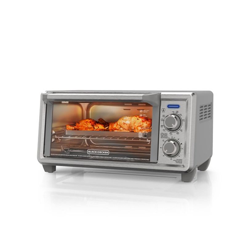 Horno Tostadorcon Freidora de Aire 4 Rebanadas 5 Funciones