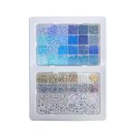 Set de Cuentas Mix Azul para Manualidades