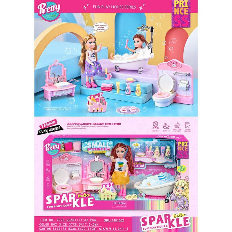 Bañera de Muñecas Sparkle