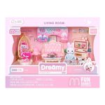 Set de Juego Dreamy Living Room con Conejitos y Accesorios