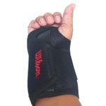 Muñequera Wilson para Túnel Carpiano con Soporte para Mano Derecha Color Negro