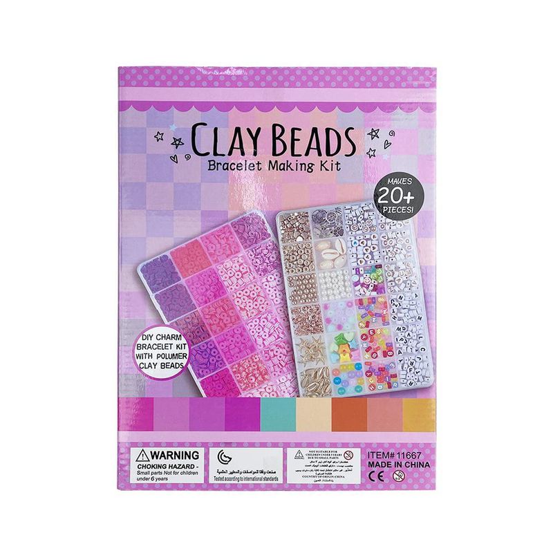 Set de Cuentas Mix Rosado para Manualidades