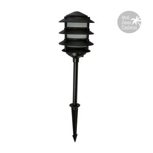 Farol de Poste IP44 Negro