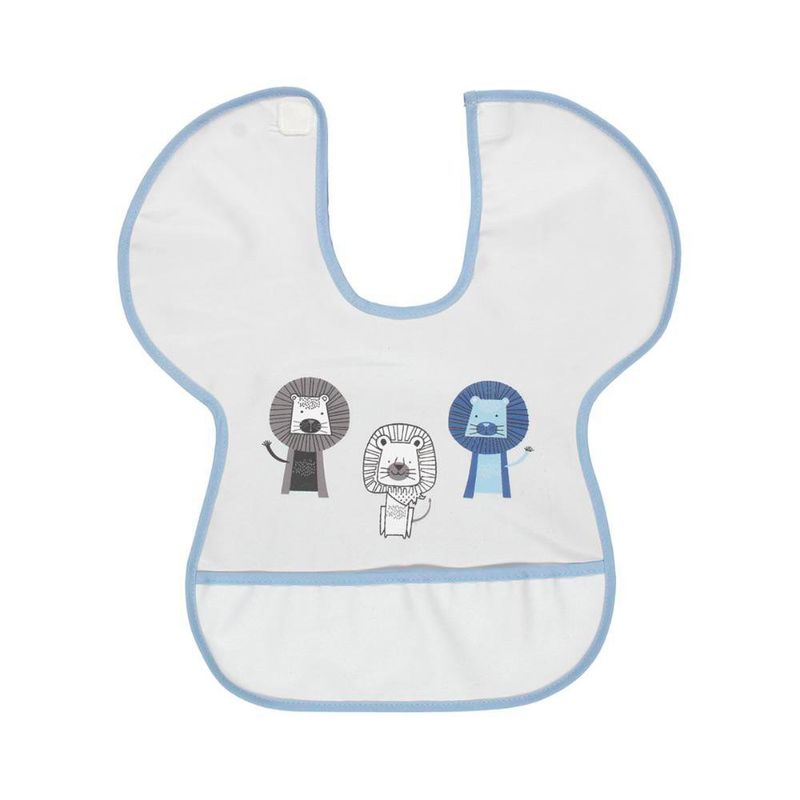 Babero con Diseño de León Celeste