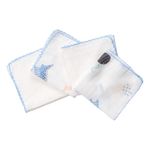 Set de Pañuelos de Muselina Azul