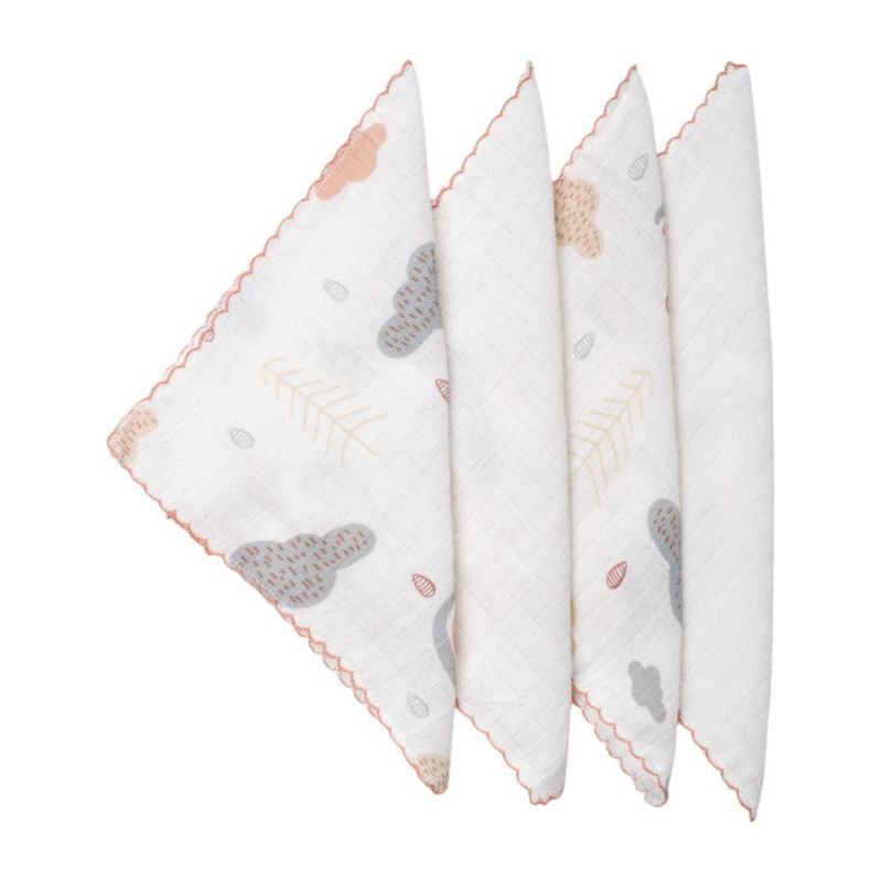 Set de Pañuelos de Muselina Verde