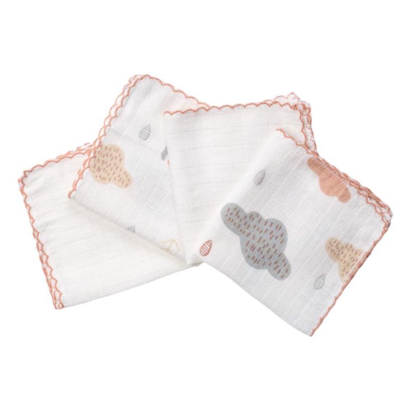 Set de Pañuelos de Muselina Verde