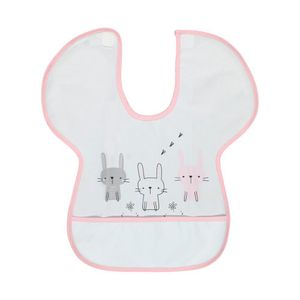 Babero con Diseño de Amigos Rosado