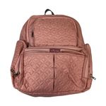 Pañalera Tipo Mochila con Textura Palo Rosa PB