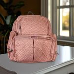 Pañalera Tipo Mochila con Textura Palo Rosa PB