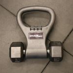 Agarre Ajustable para Mancuerna Tipo Kettlebell Color Negro