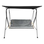 Sillón Columpio de Exterior Lira Gris Oscuro