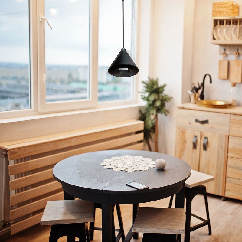 Lámpara Colgante Cónica Magnética para Riel