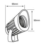Reflector LED para Camino de 10 W Luz Cálida
