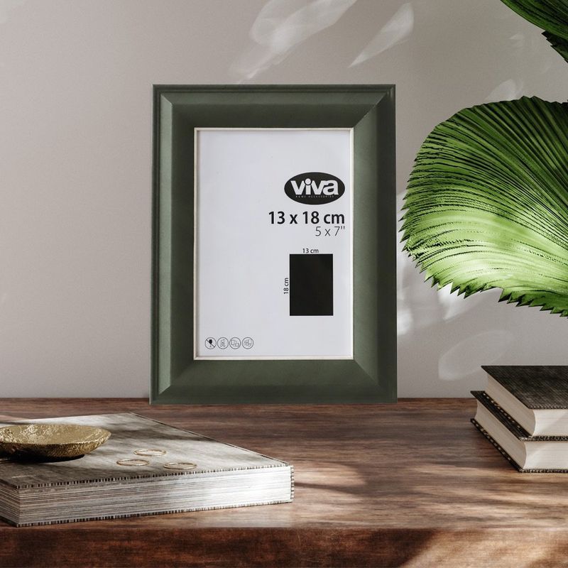 Marco para Fotos Resina Lisa Verde