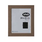 Marco de Fotos Resina Texturizada Café