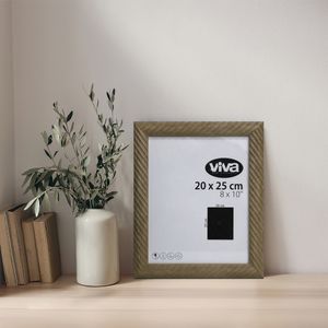 Marco de Fotos Textura Diagonal Beige