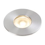 Lámpara Empotrable de Piso LED Satinada 2 W Luz Cálida