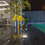 Lámpara Empotrable de Piso LED Satinada 2 W Luz Cálida