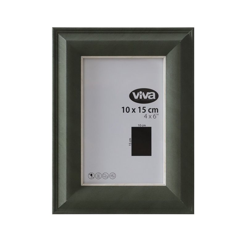 Marco de Fotos Resina Lisa Verde