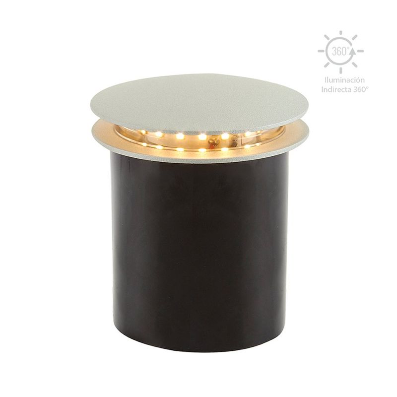 Lámpara de Piso LED Ceres Gris de 1 W Luz Cálida