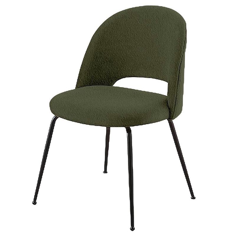 Silla Lou Olive Tapizada