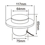 Lámpara de Exterior LED para Sobreponer Luz Cálida 6 W