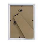 Marco Fotos Diseño Relieve Escalonado Gris