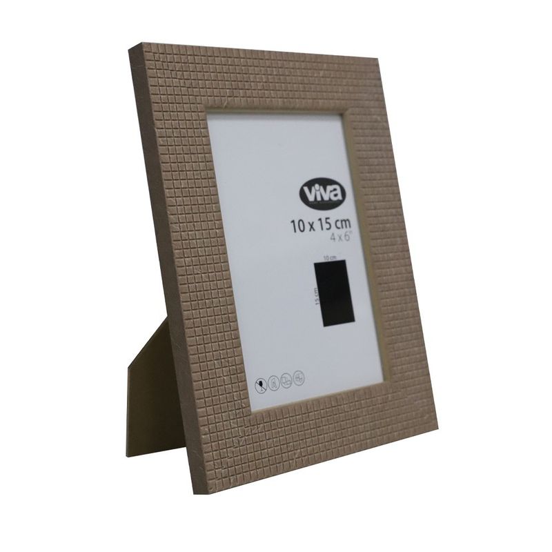 Marco de Fotos Resina Texturizada Café