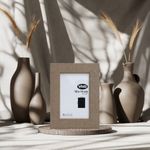 Marco de Fotos Resina Texturizada Café