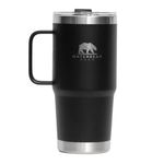 Vaso Térmico de Acero Inoxidable con Agarrador Negro 22 Oz