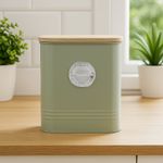 Bote para Galletas con Tapa de Bambú Squircle Menta 2.7 L